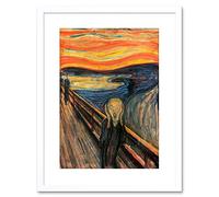 Wee Blue Coo Edvard Munch Scream Old Master Reproduction Framed Wall Art Print
