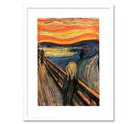 Wee Blue Coo Edvard Munch Scream Painting Frame Art Print Picture F12X301