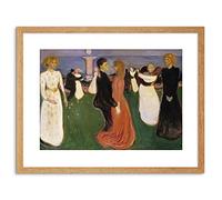 Wee Blue Coo EDVARD MUNCH THE DANCE OF LIFE PAINTING FRAMED ART PRINT F97X10299