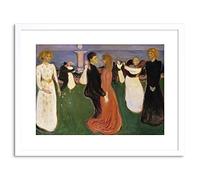 Wee Blue Coo EDVARD MUNCH THE DANCE OF LIFE PAINTING FRAMED ART PRINT F97X10299