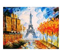 Wee Blue Coo Eiffel Tower Paris Street Art Print Poster Wall Decor 12X16 Inch