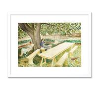 Wee Blue Coo Eric Ravilious Two Women In A Garden Framed Wall Art Print