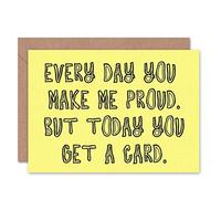 Wee Blue Coo EVERY DAY PROUD SON DAUGHTER BIRTHDAY ART GREETINGS GREETING CARD GIFT CL1220