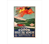 Wee Blue Coo Exhibition Motor Sport Venice Italy Automobile Car Vintage Wall Art Print