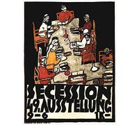 Wee Blue Coo Exhibition Secession Austria Vienna Klimt Vintage Advertising Art Print Poster Wall Decor 12X16 Inch