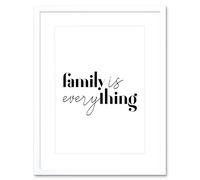 Wee Blue Coo Family Is Everything Framed Wall Art Print