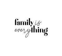 Wee Blue Coo Family Is Everything Wall Art Print