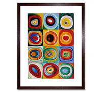 Wee Blue Coo Farbstudie Quadrate By Wassily Kandinsky Framed Wall Art Print