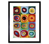 Wee Blue Coo Farbstudie Quadrate By Wassily Kandinsky Framed Wall Art Print
