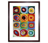 Wee Blue Coo Farbstudie Quadrate By Wassily Kandinsky Framed Wall Art Print
