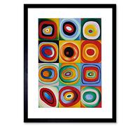 Wee Blue Coo Farbstudie Quadrate By Wassily Kandinsky Framed Wall Art Print
