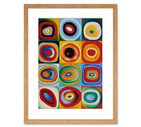 Wee Blue Coo Farbstudie Quadrate By Wassily Kandinsky Framed Wall Art Print