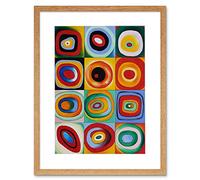 Wee Blue Coo Farbstudie Quadrate By Wassily Kandinsky Framed Wall Art Print