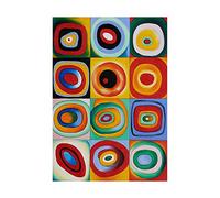 Wee Blue Coo Farbstudie Quadrate By Wassily Kandinsky Wall Art Print