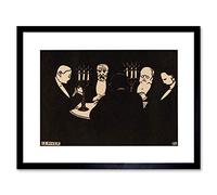 Wee Blue Coo Felix Vallotton Swiss Le Poker Art Picture Framed Wall Art Print