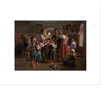 Wee Blue Coo Ferdinand Georg Waldmuller The Conscripts Farewell Wall Art Print