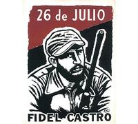 Wee Blue Coo Fidel Castro Communism Cuba 1959 Art Print Poster Wall Decor 12X16 Inch