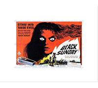 Wee Blue Coo Film Black Sunday Horror Steele Richardson Wall Art Print