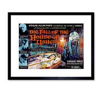 Wee Blue Coo Film Fall House Usher Edgar Allen Poe Horror Drama Price Art Framed Wall Art Print