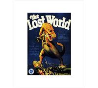 Wee Blue Coo Film Lost World Conan Doyle Adventure Fantasy Dinosaur Art Wall Art Print