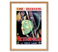 Wee Blue Coo Film Metropolis Fritz Lang Dystopian Future Vision France Art Framed Wall Art Print