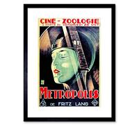 Wee Blue Coo Film Metropolis Fritz Lang Dystopian Future Vision France Art Framed Wall Art Print