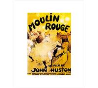 Wee Blue Coo Film Moulin Rouge Cancan Burlesque Paris Huston Ferrer Gabor Art Wall Art Print