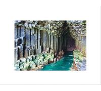 Wee Blue Coo Fingals Cave Staffa Scotland Land Formation Volcanic Wall Art Print
