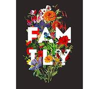 Wee Blue Coo Floral Layered Quote Family Unframed Wall Art Print Poster Home Decor Premium
