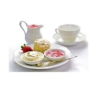 Wee Blue Coo Food Drink Photo Bakery Cream Tea Scone Jam Wall Art Print