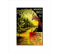 Wee Blue Coo Food Orange Fruit Barney Orchard Tree California Wall Art Print