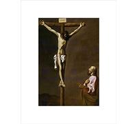 Wee Blue Coo Francisco Zurbaran Saint Luke As Painter Before Christ On Cros Wall Art Print