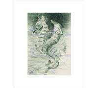 Wee Blue Coo Frederick Stuart Church American Mermaid Picture Wall Art Print