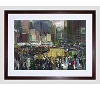 Wee Blue Coo George Bellows American New York Art Picture Framed Wall Art Print