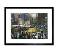 Wee Blue Coo George Bellows American New York Art Picture Framed Wall Art Print