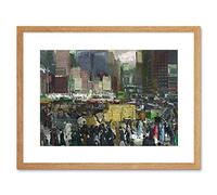 Wee Blue Coo George Bellows American New York Art Picture Framed Wall Art Print