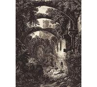 Wee Blue Coo George Cuitt Younger British Great Hall Conway Castle Art Print Poster Wall Decor 12X16 Inch