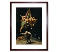 Wee Blue Coo Goya The Witches' Flight 9x7'' Framed Art Print F97x13888