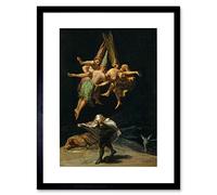Wee Blue Coo Goya The Witches' Flight Framed Wall Art Print