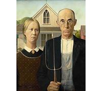 Wee Blue Coo GRANT WOOD AMERICAN GOTHIC ART PRINT POSTER PICTURE HP326