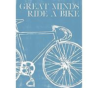 Wee Blue Coo Great Minds Ride A Bike Unframed Wall Art Print Poster Home Decor Premium