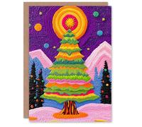 Wee Blue Coo Greeting Card Magical Winter Wonderland Colourful Festive For Child Kids Xmas Christmas Card