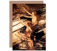 Wee Blue Coo GREETINGS CARD BIRTHDAY GIFT ARTHUR RACKAM DIE RHEINTOCHTER