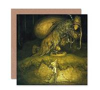 Wee Blue Coo GREETINGS CARD BIRTHDAY GIFT WALTER STENSTROM THE BOY AND THE TROLL