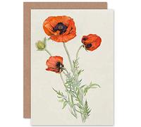 Wee Blue Coo GREETINGS CARD PAINTING ABSTRACT HILMA AF KLINT 1890S UNTITLED