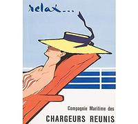 Wee Blue Coo Gruau Chargeurs Reunis Relax Cruise Unframed Wall Art Print Poster Home Decor Premium
