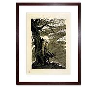 Wee Blue Coo Heathcliff Wuthering Heights Bronte Black White Framed Wall Art Print