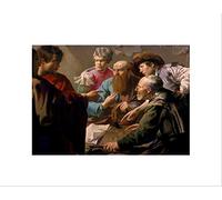 Wee Blue Coo Hendrick Ter Brugghen The Calling Of Saint Matthew Wall Art Print