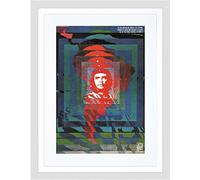 Wee Blue Coo Heroic Guerrilla Cuba Che Guevara Framed Wall Art Print