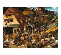 Wee Blue Coo Hieronymus Bosch Pieter Bruegel Elder Paintings 1559 Art Print Poster Wall Decor 12X16 Inch
